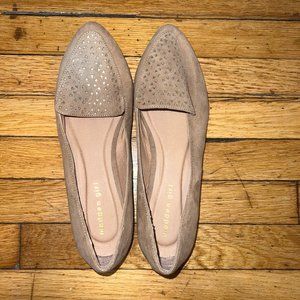 Madden Girl Tan Suede Loafers